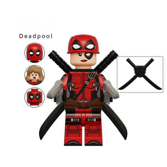 ♥️♥️♥️MINIFIGURE DEADPOOL GIRL ♥️♥️♥️CUSTOM