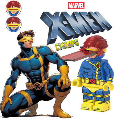 PREVENTE MINIFIGURE MARVEL UNIVERS: CYCLOPS Custom Disponibilité Novembre 2026