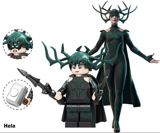 PREVENTE MINIFIGURE MARVEL UNIVERS: HELA "THOR" custom Disponibilité Juin 2025