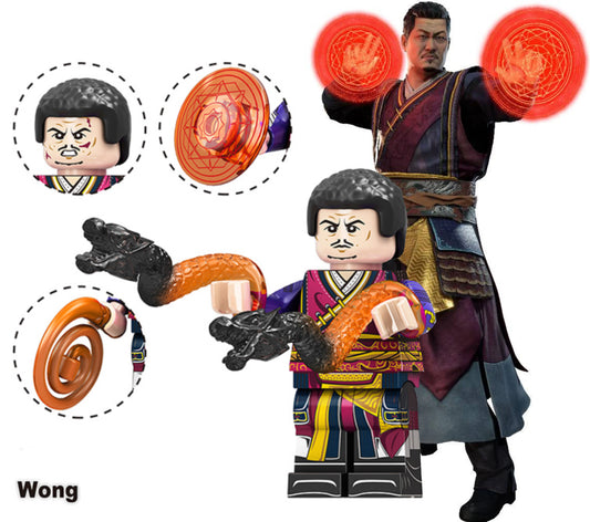 PREVENTE MINIFIGURE MARVEL UNIVERS: WONG (DOCTEUR STRANGE) custom Disponibilité Juin 2025