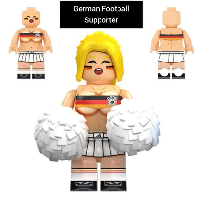 PRÉVENTE MINIFIGURE FOOTBALL UNIVERS: GERMAN FOOTBALL SUPPORTER custom Disponibilité fin septembre 2026