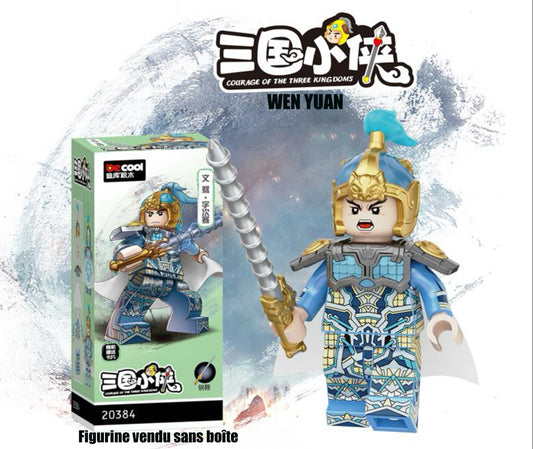 MINIFIGURE "COURAGE DES TROIS ROYAUMES" UNIVERS: WEN YUAN (VENDU SANS BOÎTE)CUSTOM