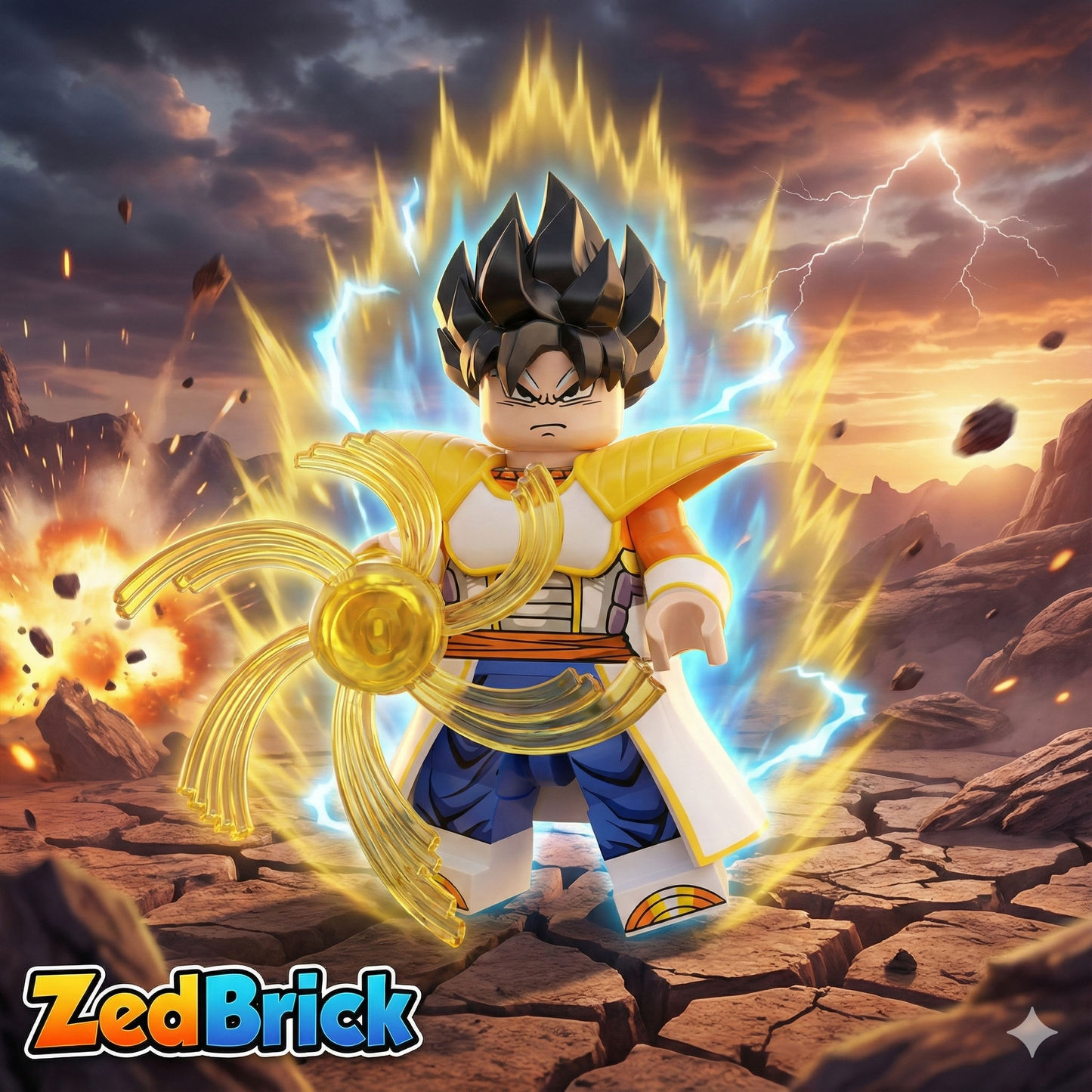 PREVENTE MINIFIGURE DRAGON BALL Z UNIVERS: GOGETA Custom Disponibilité fin janvier 2026