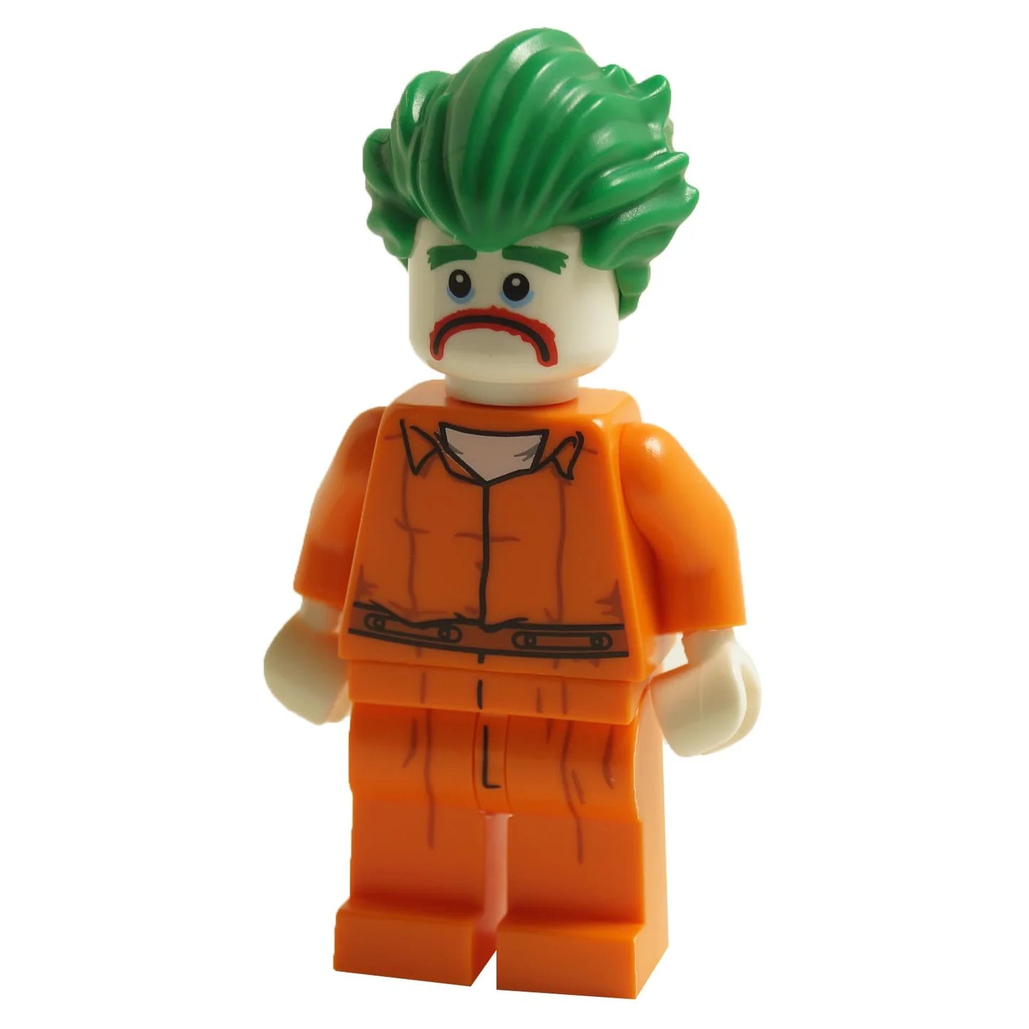 MINIFIGURE DC UNIVERS :THE JOKER (prison jumpsuit) Custom figurine de 2017