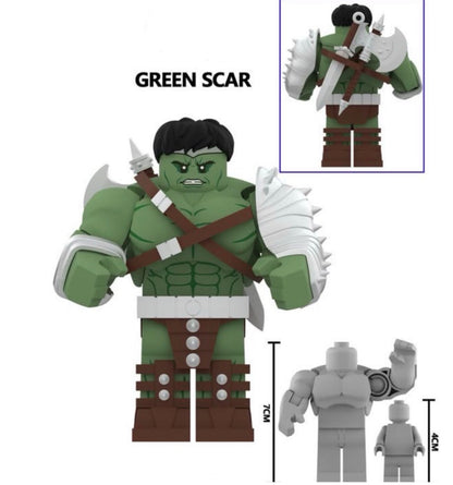 PREVENTE BIG MINIFIGURE MARVEL UNIVERS: GREEN SCAR HULK Custom Disponibilité mi-septembre 2026