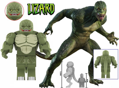 ♥️♥️♥️BIG MINIFIGURE MARVEL UNIVERS: LIZARD ♥️♥️♥️custom