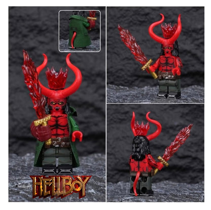 PREVENTE MINIFIGURE MOVIE/TV/HORREUR UNIVERS: HELLBOY (version B) custom Disponibilité mi-juillet 2026