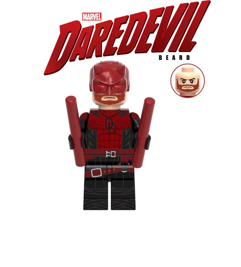 MINIFIGURE MARVEL UNIVERS: DAREDEVIL(beard)custom