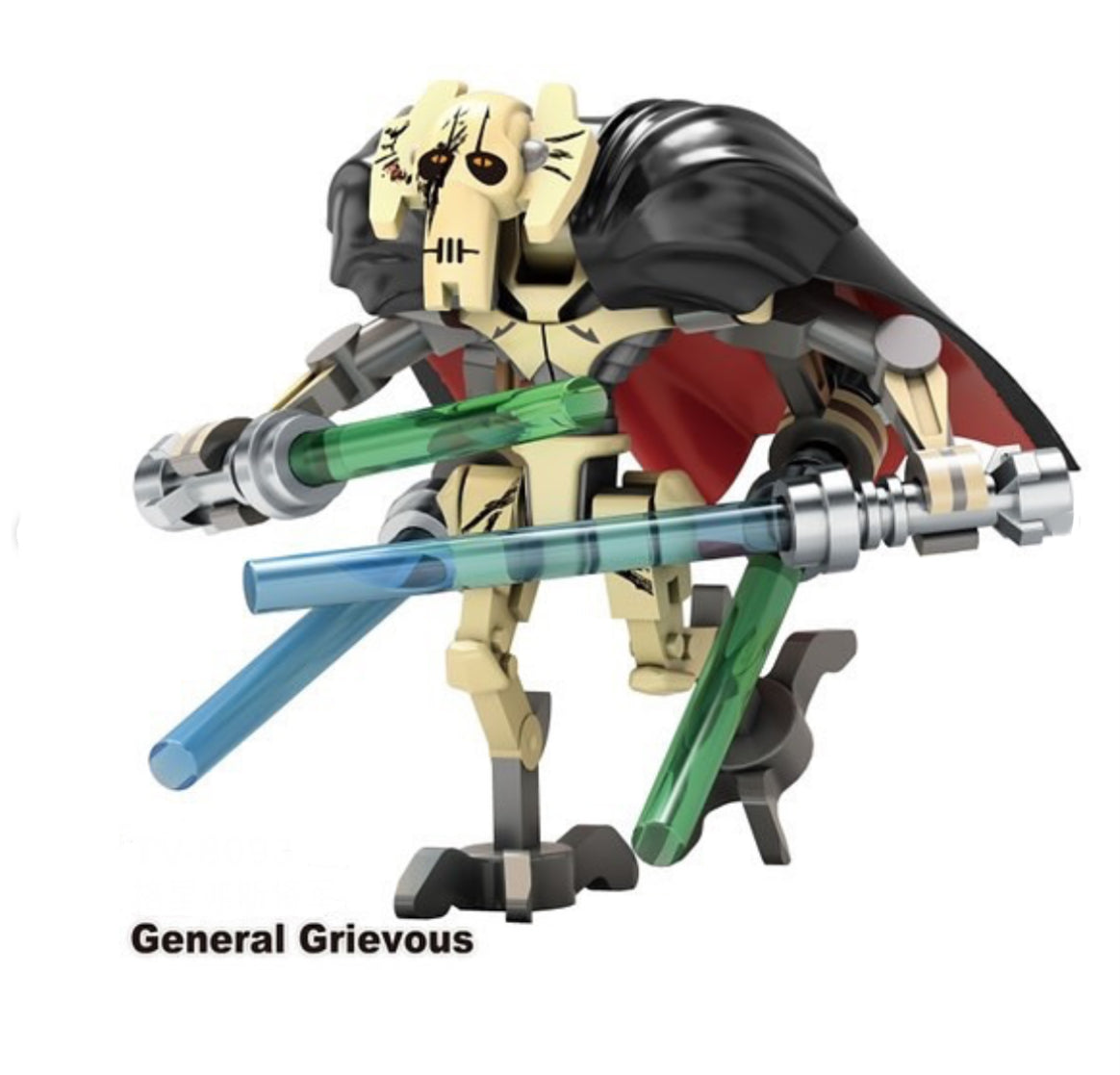 PREVENTE MINIFIGURE STAR WARS UNIVERS: GENERAL GRIEVIOUS DAMADGE custom Disponibilité fin février 2025