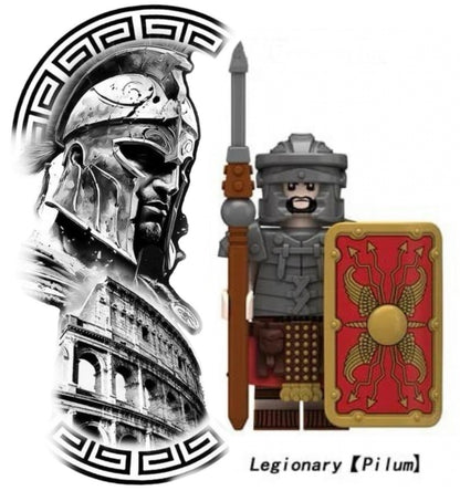 ♥️♥️♥️MINIFIGURE EMPIRE ROMAIN UNIVERS: ROMAIN LÉGIONNAIRE ♥️♥️♥️custom