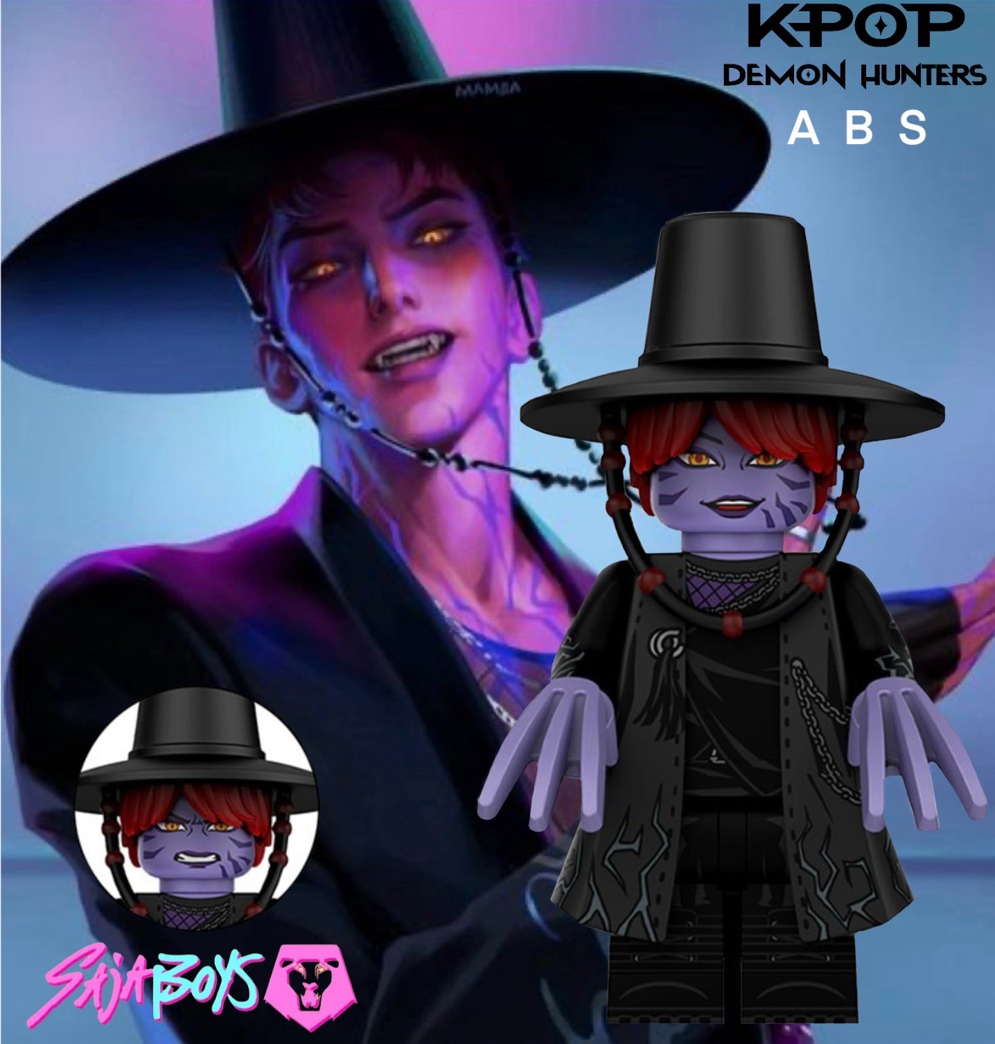 ♥️♥️♥️MINIFIGURE K-POP DÉMON HUNTER UNIVERS : ABS ♥️♥️♥️custom