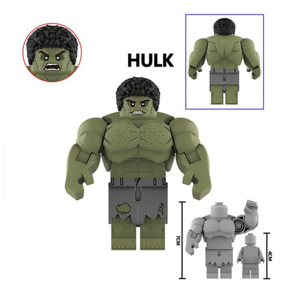 ♥️♥️♥️BIG MINIFIGURE MARVEL UNIVERS: HULK (A) ♥️♥️♥️custom