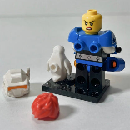 MINIFIGURE SPACE SÉRIES 26: Ice Planet Redux with Space Penguin "socle+fascicule" custom