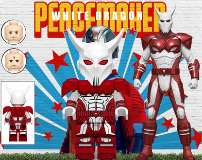⭐️⭐️⭐️MINIFIGURE DC UNIVERS : WHITE DRAGON (VERSION B)⭐️⭐️⭐️custom