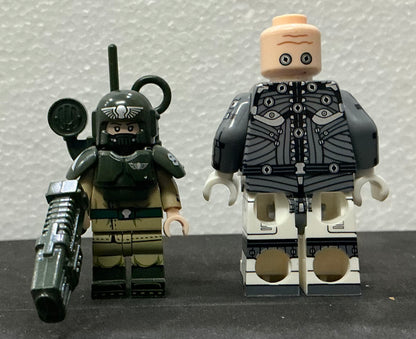 MINIFIGURE WARHAMMER 40K UNIVERS: Ultramarines Space Marines Astartes (8,2cm)custom