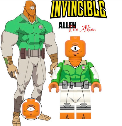 PREVENTE MINIFIGURE INVINCIBLE UNIVERS : ALLEN THE ALIEN custom Disponibilité début juin 2026