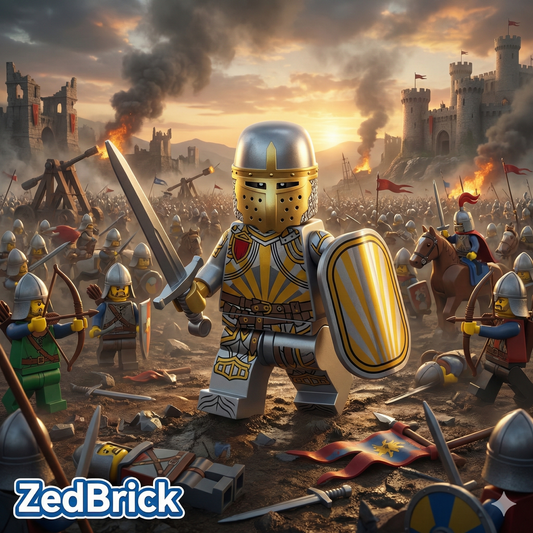 MINIFIGURE MÉDIÉVALE UNIVERS: TERRITORY KNIGHT Custom