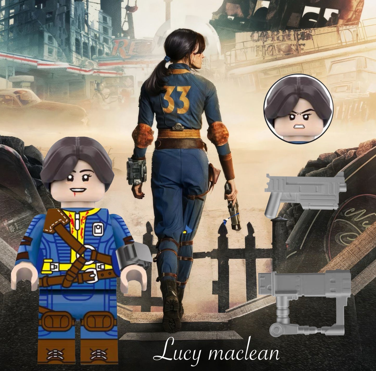 PREVENTE MINIFIGURE FALLOUT UNIVERS: LUCY MACLEAN CUSTOM Disponibilité fin octobre 2024