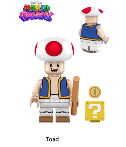 MINIFIGURE SUPER MARIO GALAXIE UNIVERS: TOAD custom
