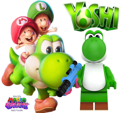 PREVENTE MINIFIGURE SUPER MARIO UNIVERS: YOSHI custom Disponibilité fin août 2026
