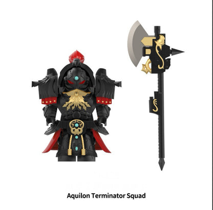 MINIFIGURE WARHAMMER 40K UNIVERS: AQUILON TERMINATOR SQUAD custom