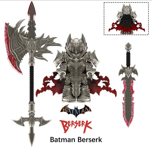 ♥️♥️MINIFIGURE DC UNIVERS: ♥️♥️♥️ Batman of the Animated Series Dark Ages Berserker Batman custom