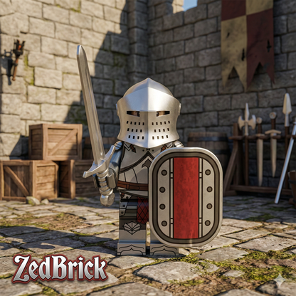 MINIFIGURE MÉDIÉVALE UNIVERS: IMPÉRIAL GUARD KNIGHT Custom