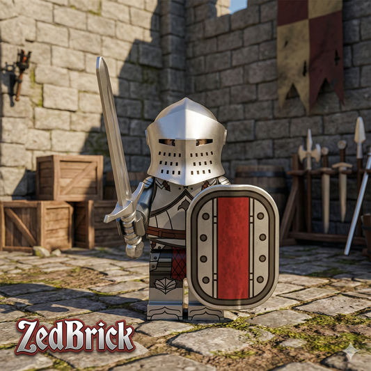 MINIFIGURE MÉDIÉVALE UNIVERS: IMPÉRIAL GUARD KNIGHT Custom