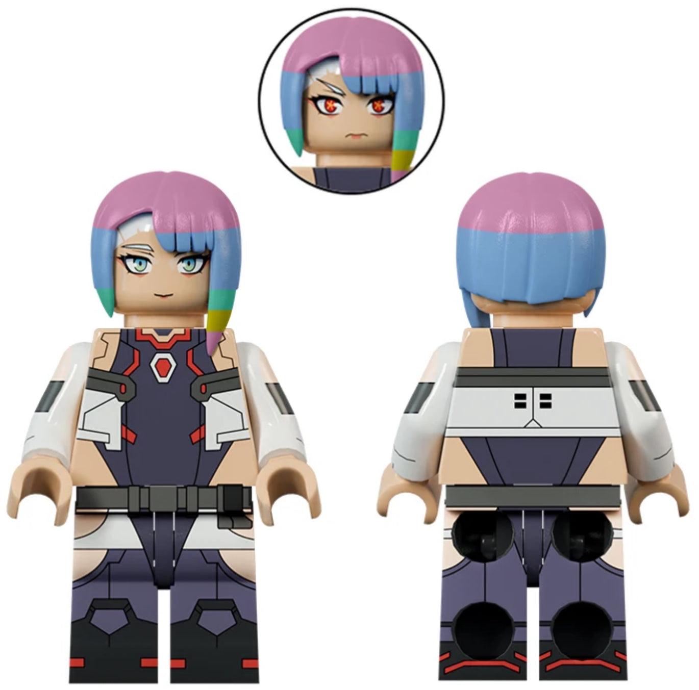 MINIFIGURE EDITION LIMITÉE N°1 CYBERPUNK: LUCY CUSTOM