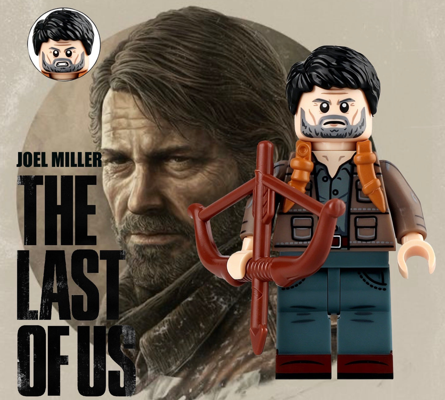 PREVENTE MINIFIGURE LAST OF US UNIVERS: JOËL (Version A) CUSTOM Disponibilité début juillet 2026