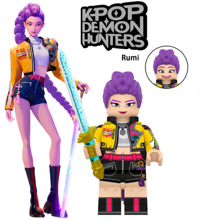 ♥️♥️♥️MINIFIGURE K-POP DÉMON HUNTER UNIVERS : ZOEY ♥️♥️♥️custom