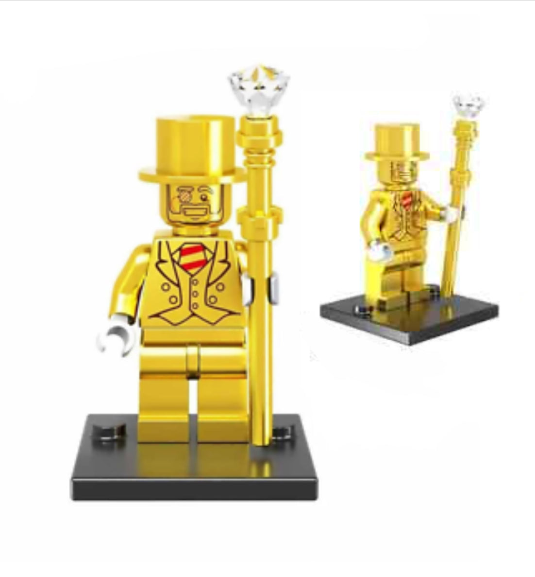 MINIFIGURE CHROMÉ EXCLUSIVE : MR GOLD CUSTOM