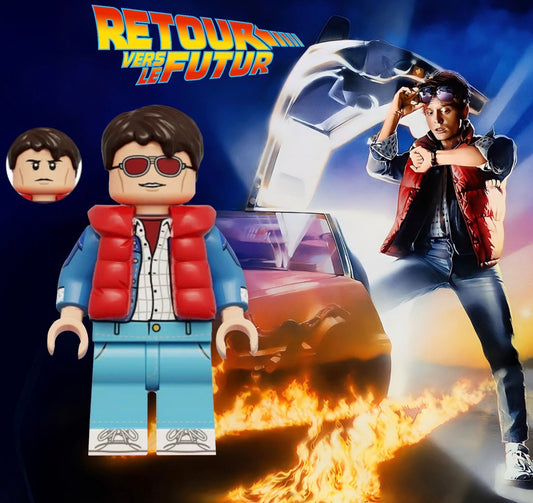 MINIFIGURE BACK TO THE FUTURE : MARTY MCFLY custom