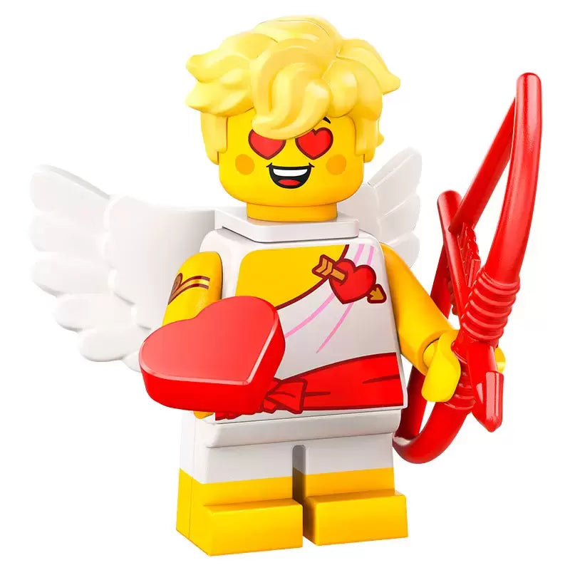 PREVENTE MINIFIGURE SÉRIES 27: CUPIDON "socle+fascicule" custom Disponibilité fin janvier 2025