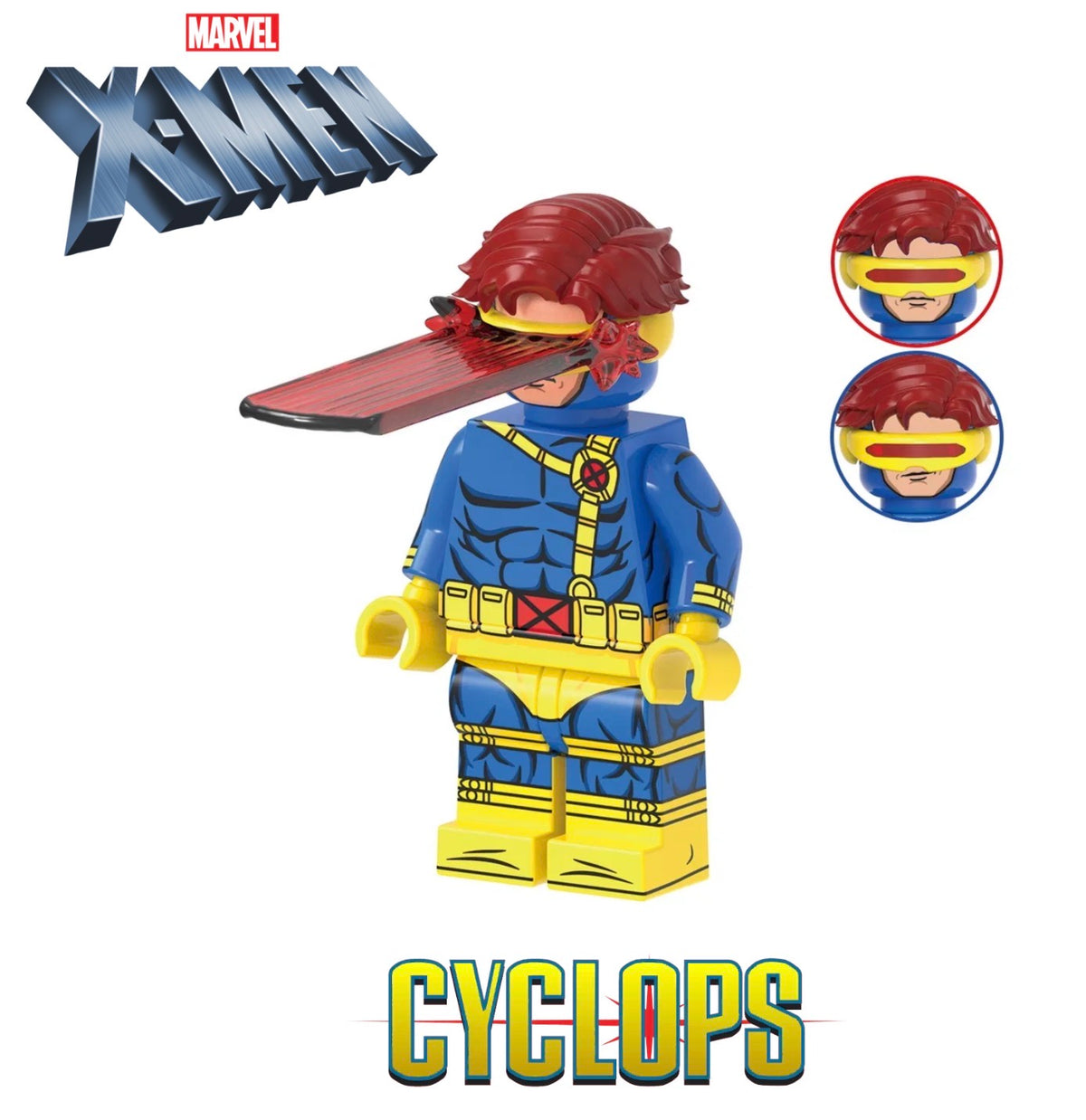 PREVENTE MINIFIGURE MARVEL UNIVERS: CYCLOPS Custom Disponibilité Novembre 2026