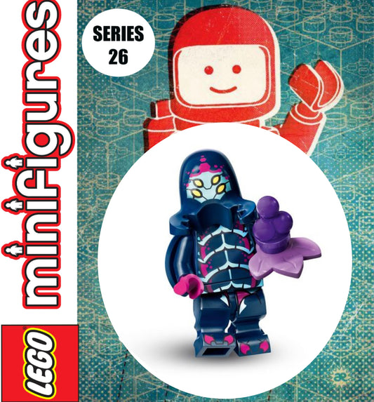 MINIFIGURE SPACE SÉRIES 26: Alien Insectoid "socle+fascicule" custom