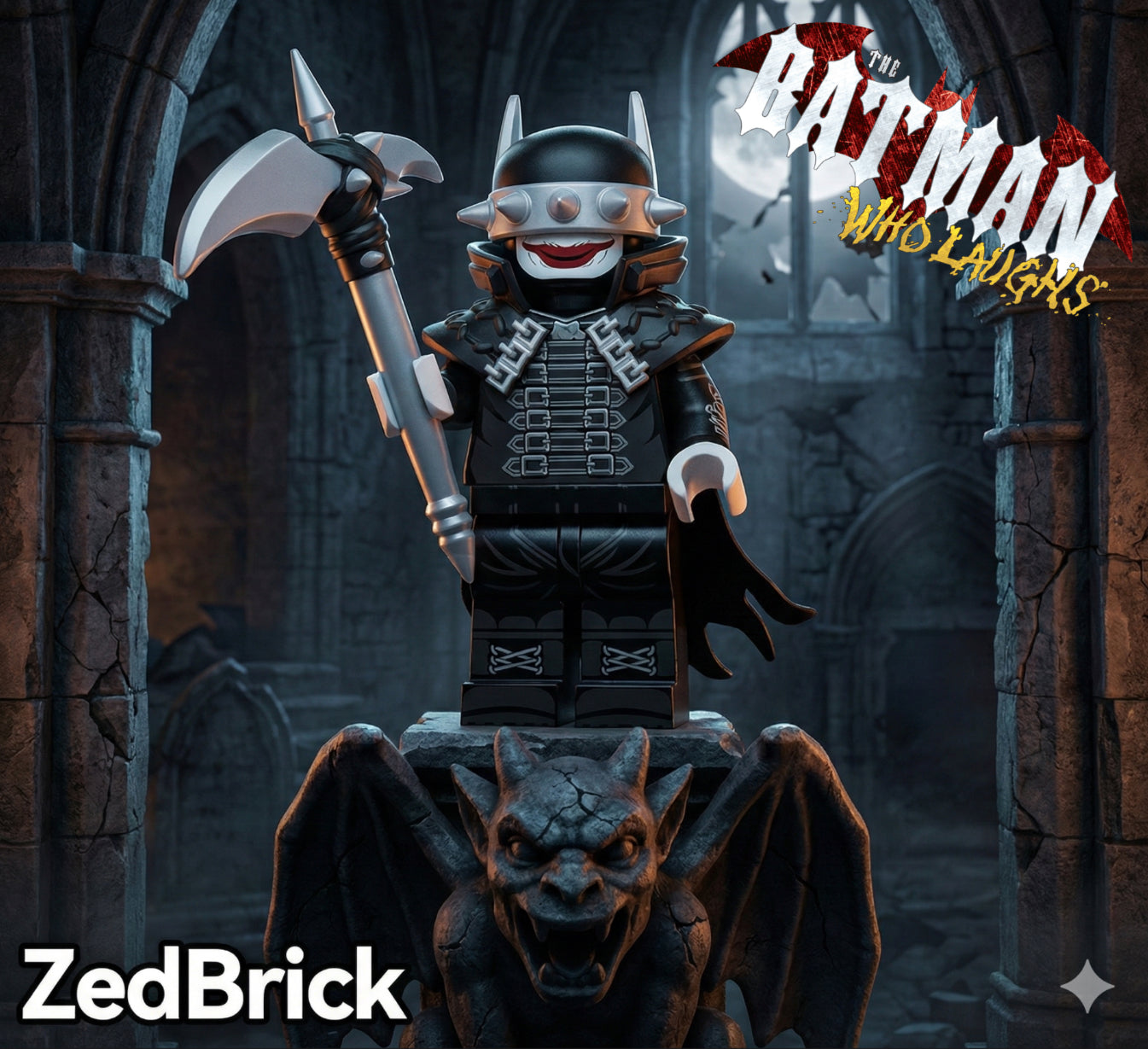 PREVENTE♥️♥️MINIFIGURE DC UNIVERS: ♥️♥️♥️THE BATMAN WHO LAUGHS (version black) custom Disponibilité Minifigures fin janvier 2026