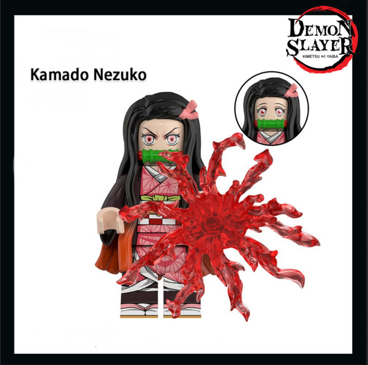PRÉVENTE♥️♥️♥️MINIFIGURE DÉMON SLAYER UNIVERS: KAMADO NEZUKO ♥️♥️♥️custom Disponibilité Septembre 2025