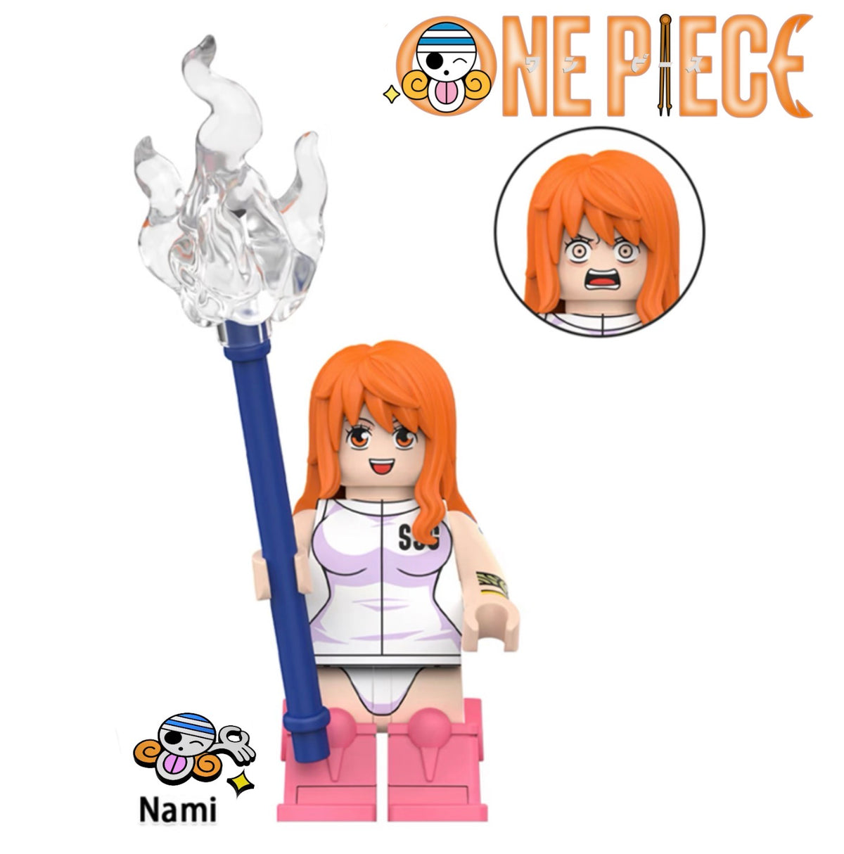 ⭐️⭐️⭐️MINIFIGURE ONE PEACE UNIVERS: NAMI ⭐️⭐️⭐️custom DISPONIBILITÉ DÉCEMBRE 2026