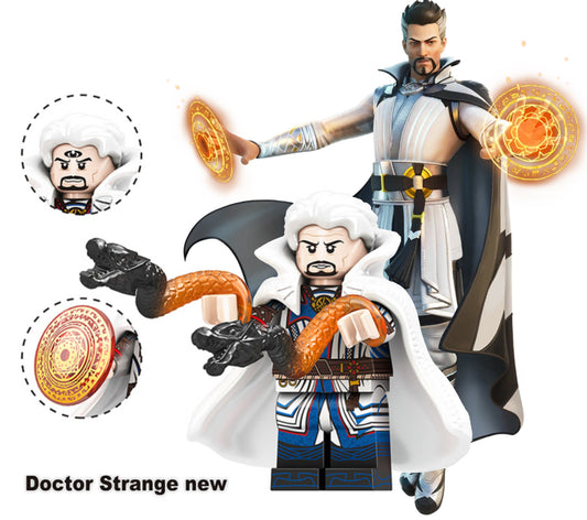 PREVENTE MINIFIGURE MARVEL UNIVERS: DOCTEUR STRANGE SILVER "Fortnite"custom Disponibilité Juin 2025