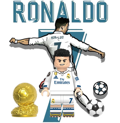 PREVENTE MINIFIGURE FOOTBALL UNIVERS: RONALDO custom Disponibilité fin  juin 2026
