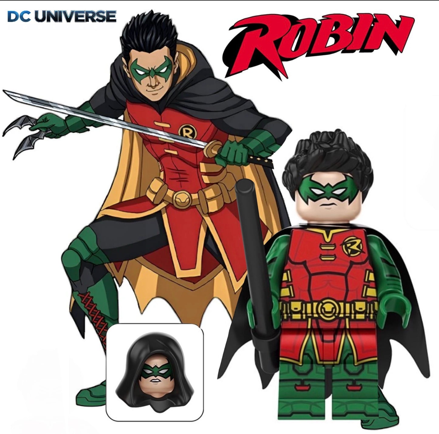 PREVENTE MINIFIGURE DC UNIVERS: ROBIN Custom Disponibilité Octobre 2026