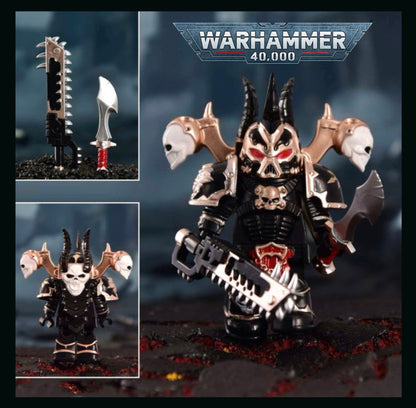 PREVENTE MINIFIGURE WARHAMMER 40K UNIVERS: CHAOS SPACE MARINES custom Disponibilité fin juin 2026