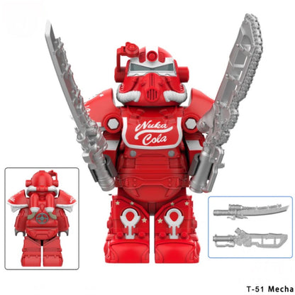 ♥️♥️TOP ZEDBRICK 2025 MINIFIGURE FALLOUT UNIVERS: T-51 MECHA ♥️♥️CUSTOM