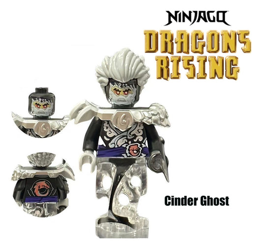 MINIFIGURE NINJAGO UNIVERS: CINDER GHOST CUSTOM