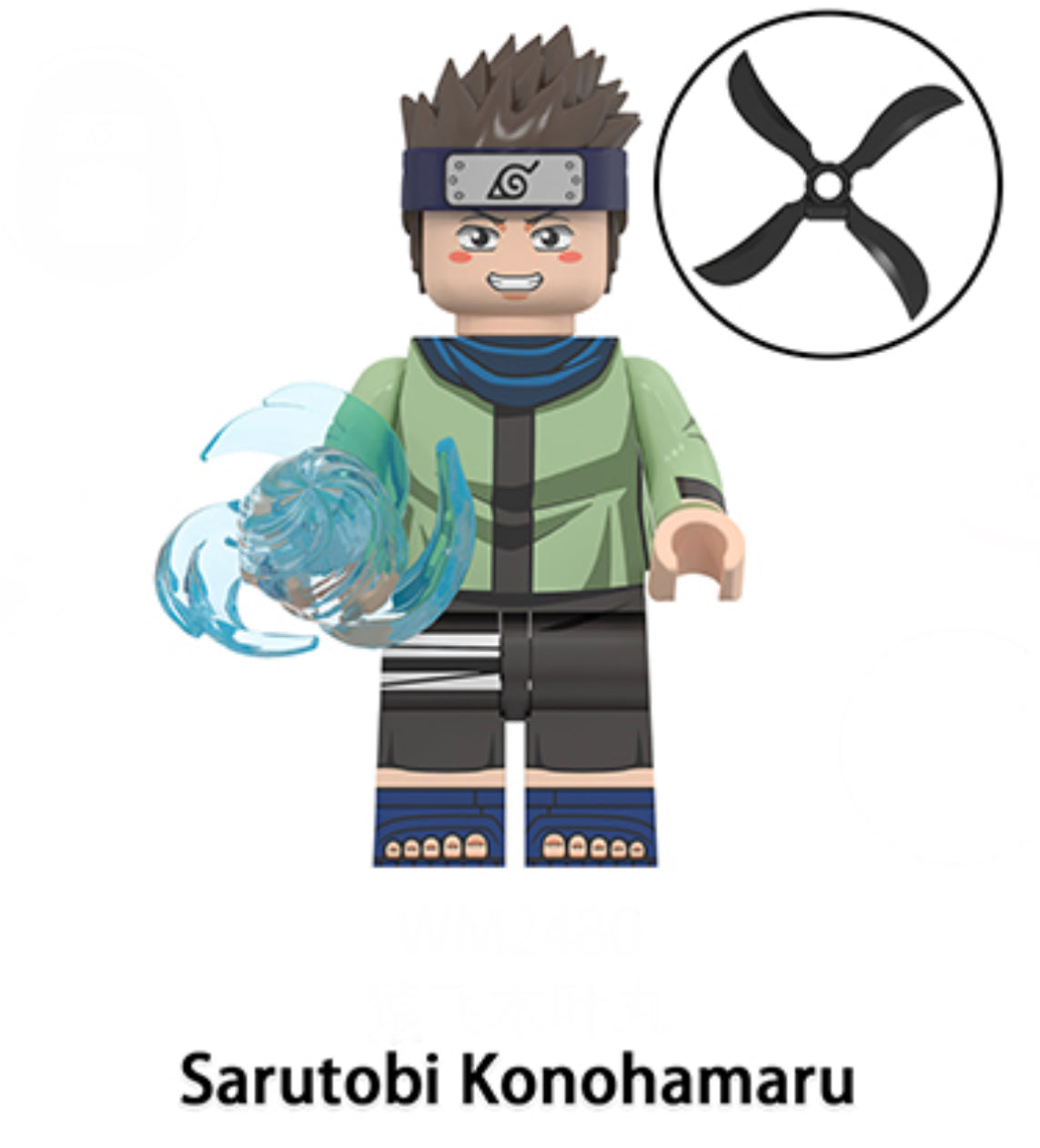 MINIFIGURE NARUTO UNIVERS: SARUTOBI custom