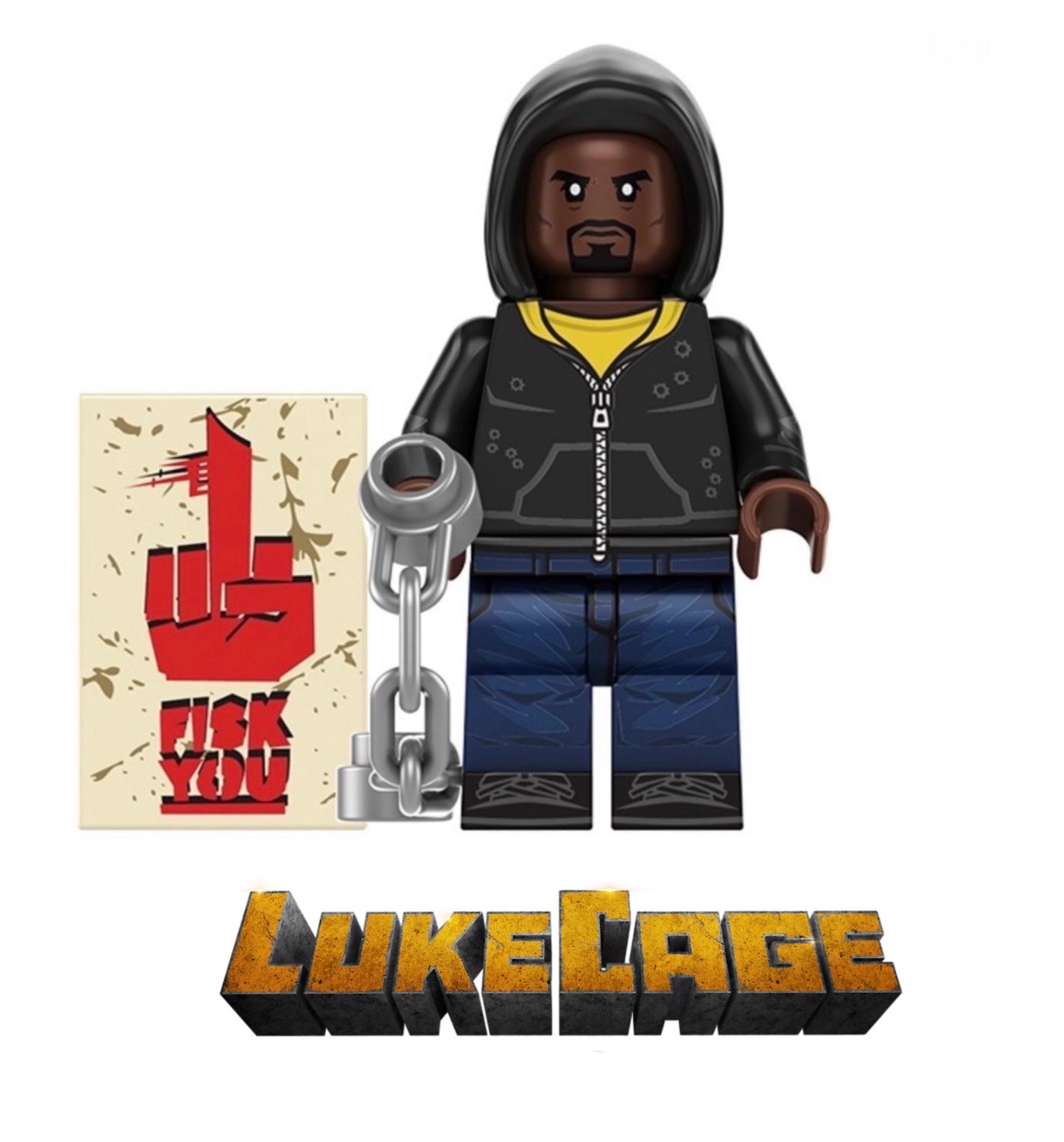 ⭐️⭐️MINIFIGURE MARVEL UNIVERS: LUKE CAGE ⭐️⭐️custom
