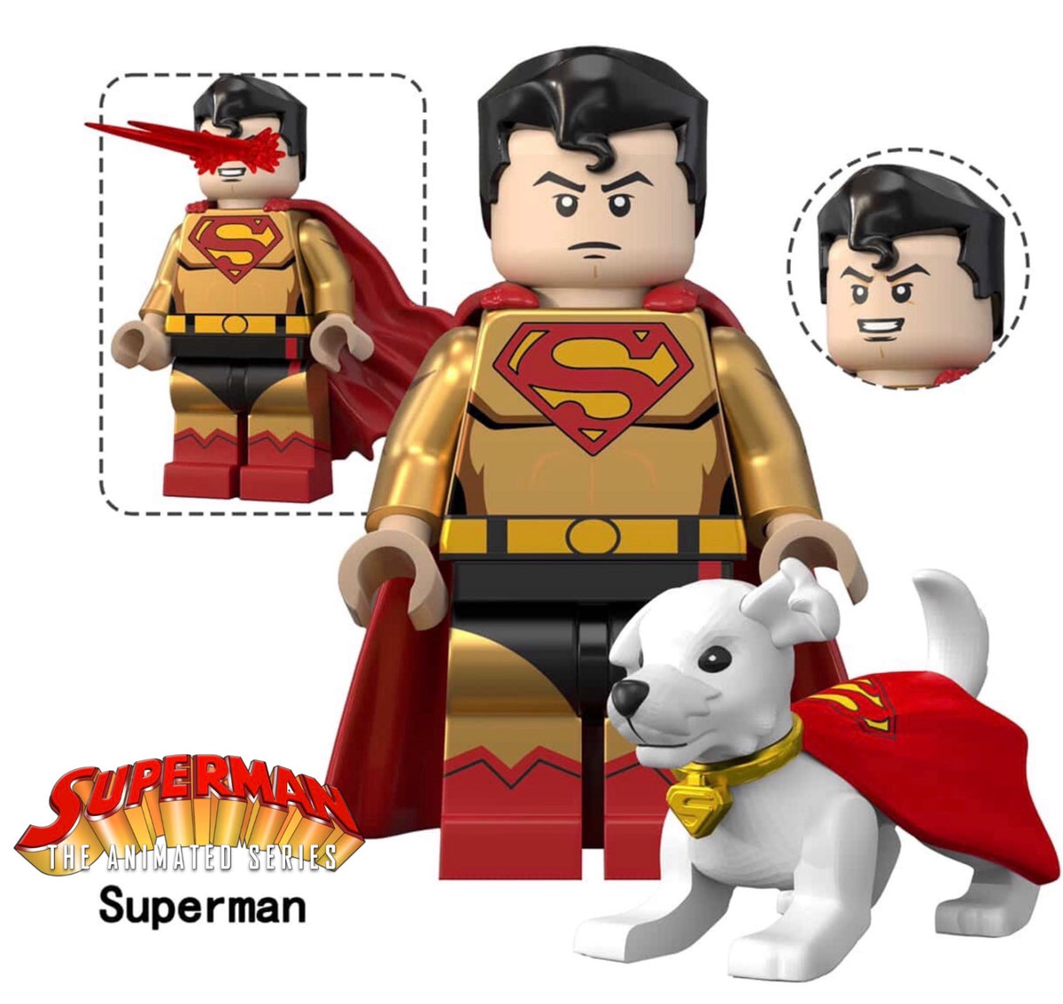 PREVENTE MINIFIGURE DC COMICS UNIVERS: SUPERMAN GOLD Custom Disponibilité fin Octobre 2026
