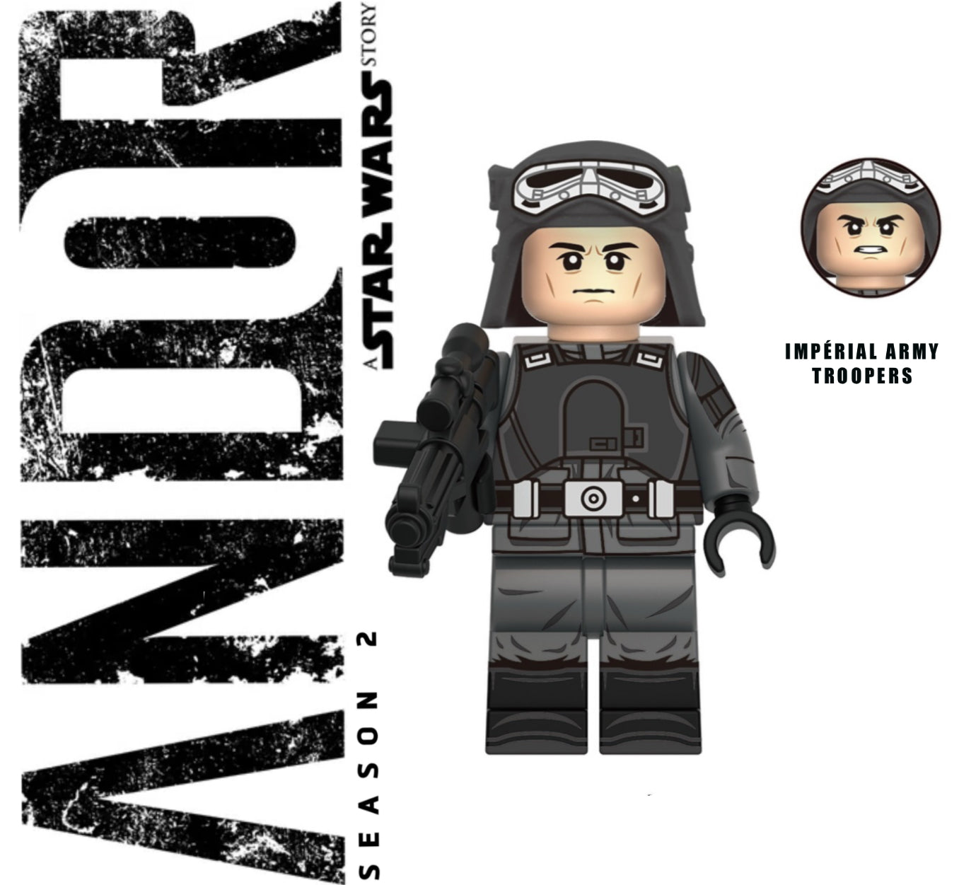 PREVENTE MINIFIGURE STAR WARS UNIVERS: IMPÉRIAL ARMY TROOPERS CUSTOM Disponibilité fin septembre 2025