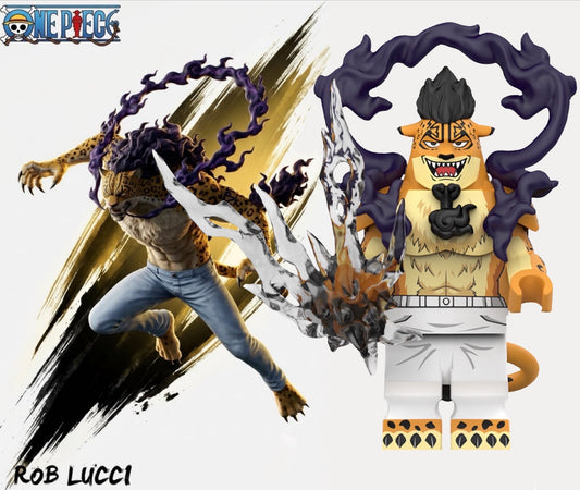 PRÉVENTE ⭐️⭐️⭐️MINIFIGURE ONE PEACE UNIVERS: ROB LUCCI ⭐️⭐️⭐️custom DISPONIBILITÉ DÉBUT NOVEMBRE 2026